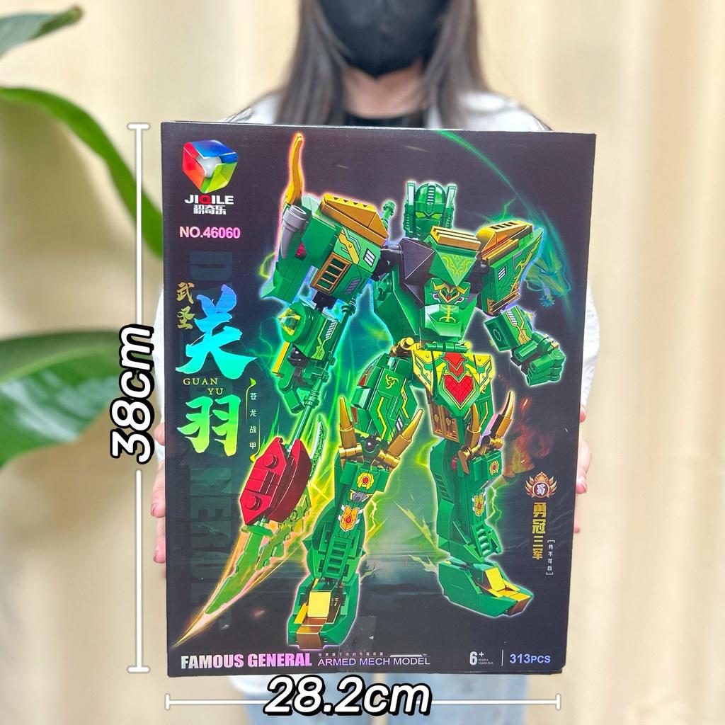 Boys Building Block Toys Compatible With Guofeng Mecha Building Block Ornament Mechanism Points Gift