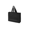 Burberry Logo Print Canvas Tote Bag Men Tote Bags Black 80510291