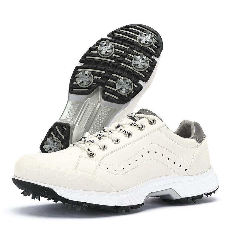 New Mens Golf Shoes Waterproof Golf Sneakers Men Outdoor Golfing Spikes Shoes Big Size 7-14 Jogging Walking Sneakers Male