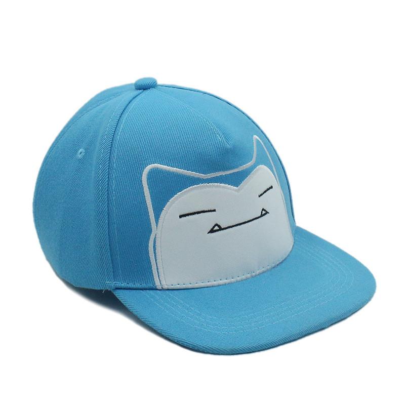 Monsters Snorlax Pocket Pattern Print Baseball Cap Sun Protection Breathable Hat