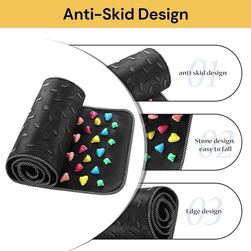 Acupressure Foot Massage Mat, Stone Walk Reflexology Pad, Relieve Foot Fatigue for Home Office