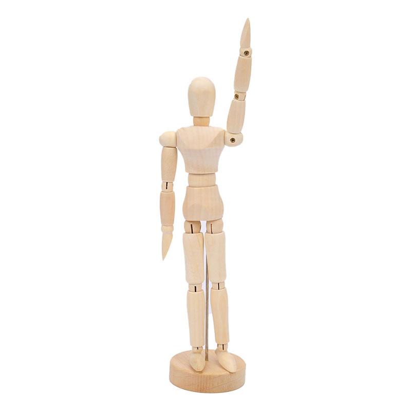 Holzpuppe Gelenkpuppe Modell Malerei Künstler Zeichnen Skizze Schaufensterpuppe
