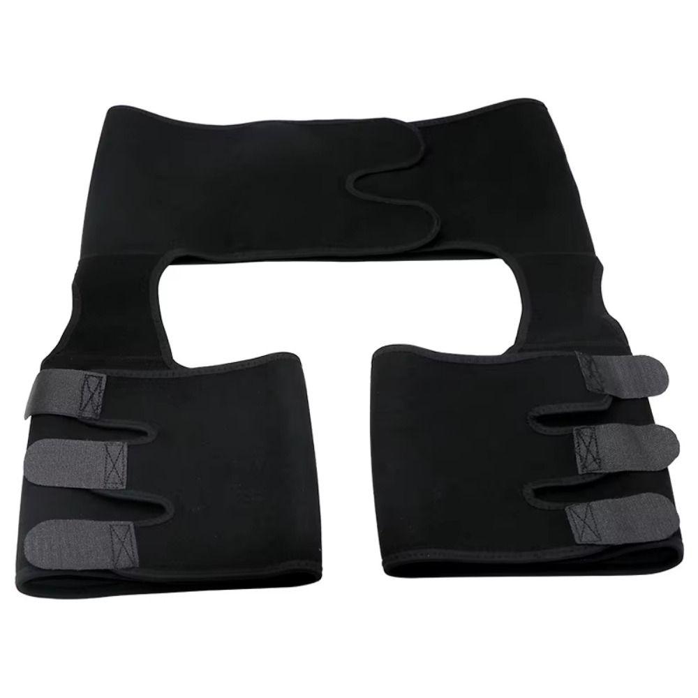 Breathable Fat Burning Compress Belt 3 In 1 Waist Trainer Leg Strap Tummy Control Shapewear Yoga