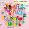Cartoon Four-Color Ballpoint Pen - Cute Mini Oil Pen for Elementary Students, Learning Stationery, School Rewards, and Gifts