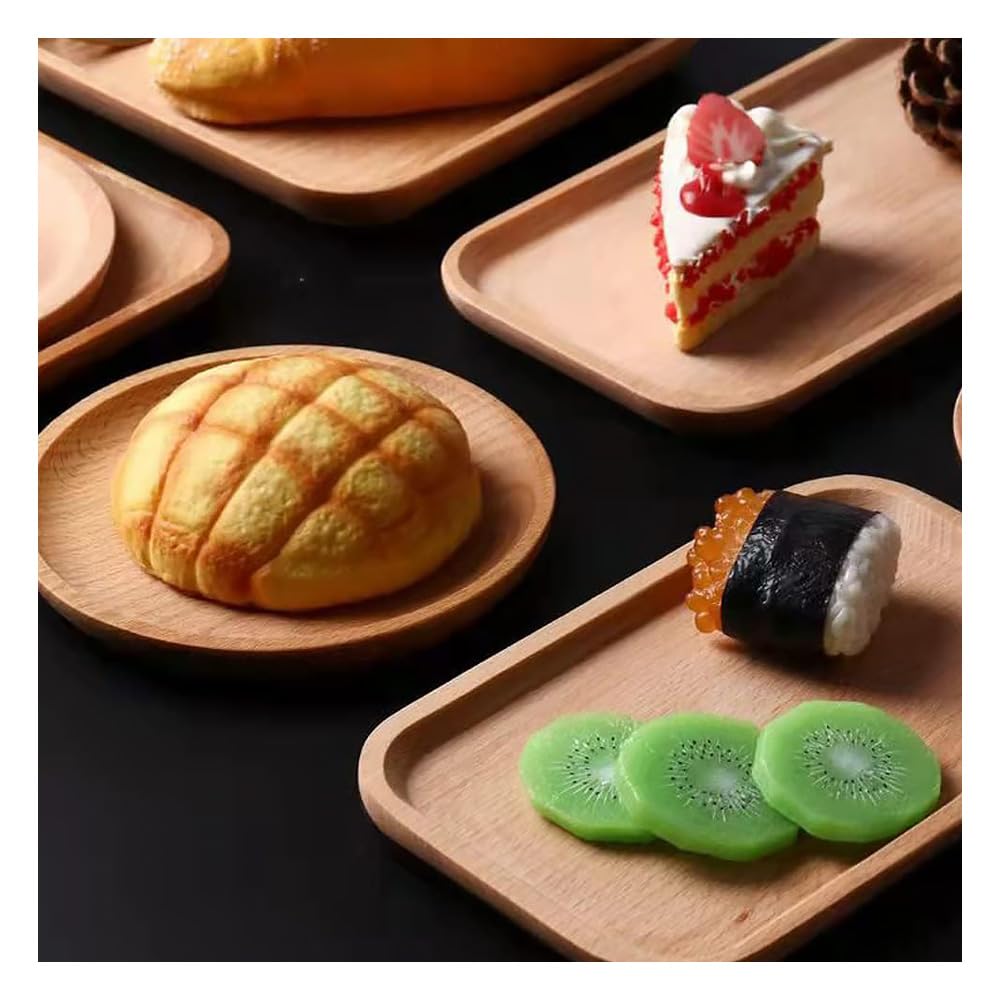 Wooden Cafe Tray, Bamboo Tray, Rectangular Tray, Wooden Cafe Tray, Tea Mat, Saucer, Snack Tray, Kids' Plate, Rectangular, Meal Tray, Tea, Coffee