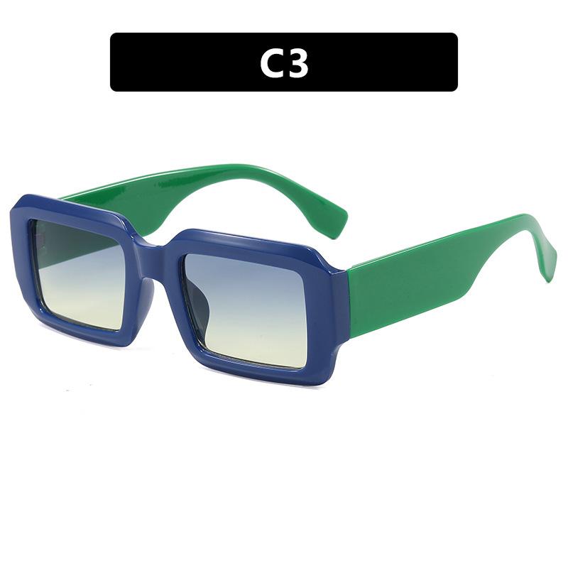 New Square Simple Sunglasses for Women Fashion Outdoor Sunshade Glasses for Men Retro Trend Luxury Brand Design Uv400