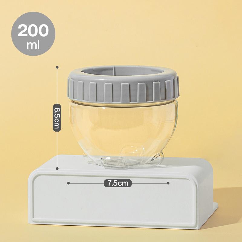 Plastic Sealed Cans Food Storage Jar Spice Teas Beans Candy Preservation Bottle Tool Kitchen Tool Value Container Set Multicolor