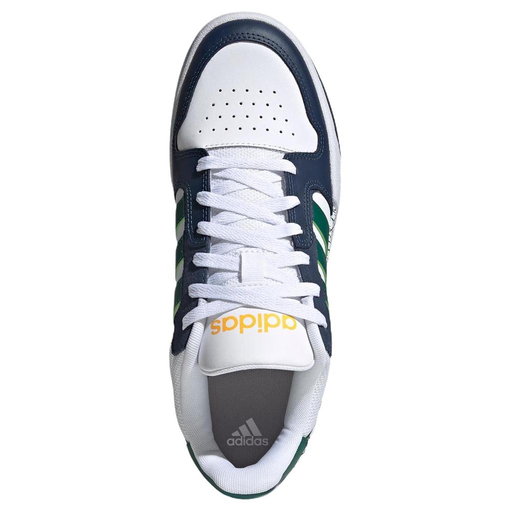adidas Neo Entrap Retro Comfortable Durable Lightweight Low-Top Skate Shoes Unisex Skate Shoes White Green Blue JQ5047