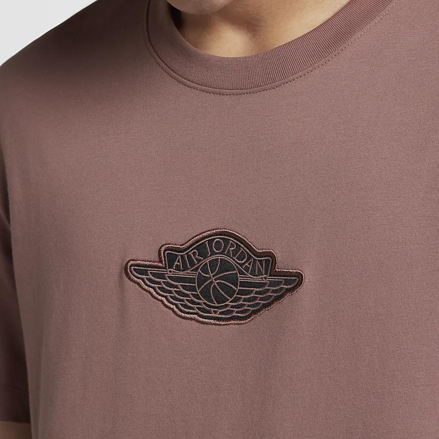 New Jordan T Shirt Men's Smoky Purple Red AO0608-298