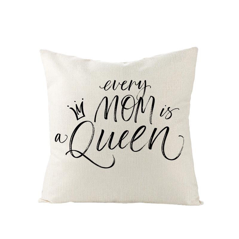 New Home Decoration Products Mother's Day Pillow Pillow Cover Polyester Sofa Cushion Cover