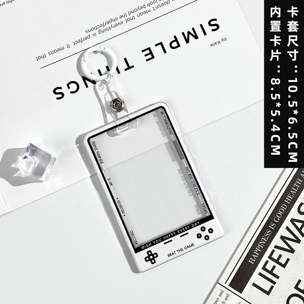 

1 шт. K-pop держатель для карт, прозрачный протектор для студенческого билета, корейская мода, держатель для фотокарточек со шнурком, студенческие принадлежности