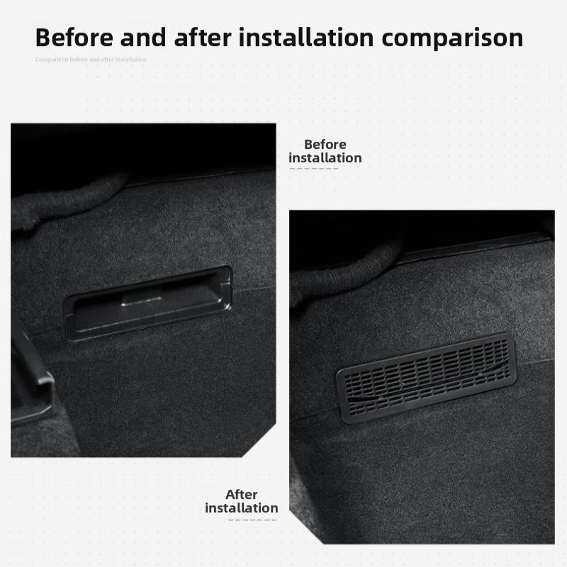 Air Outlet Protective Cover Car Seat Air Outlet Grille For Model Y Launch 2025 Juniper Air Vent Outlet Cover ABS