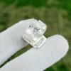 Natural Smoky Rough Gemstone Promise Adjustable Ring 925 Silver For Women