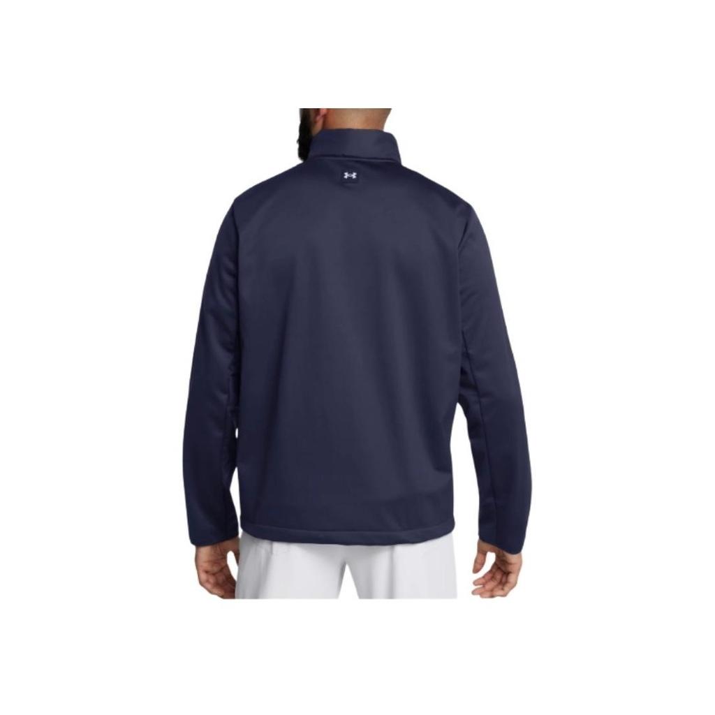 Under Armour Drive Pro Insulated Zipper Fashion Versatile Long Sleeve Jacket Men Jackets Navy-Blue 1385829-410