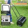 Lawn Roller, 13 Gallon Sand/Water Filled Yard Roller, Steel Sod Roller with Easy-turn Plug and U-Shaped Ergonomic Handle for Convenient Push and Pull,