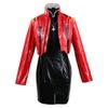 Katsuragi Misato Cosplay Costume Halloween Katsuragi Misato Full Set Red Jacket Dress Necklace Wig Anime Uniform Misato Outfits