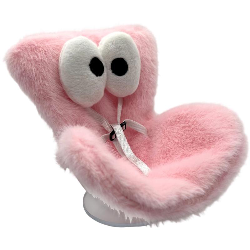 

Plush Doll Car Seat Display Holder For Anime Doll Figure And Plush Animal Organizing Base for Car Vent Mounted рожевий