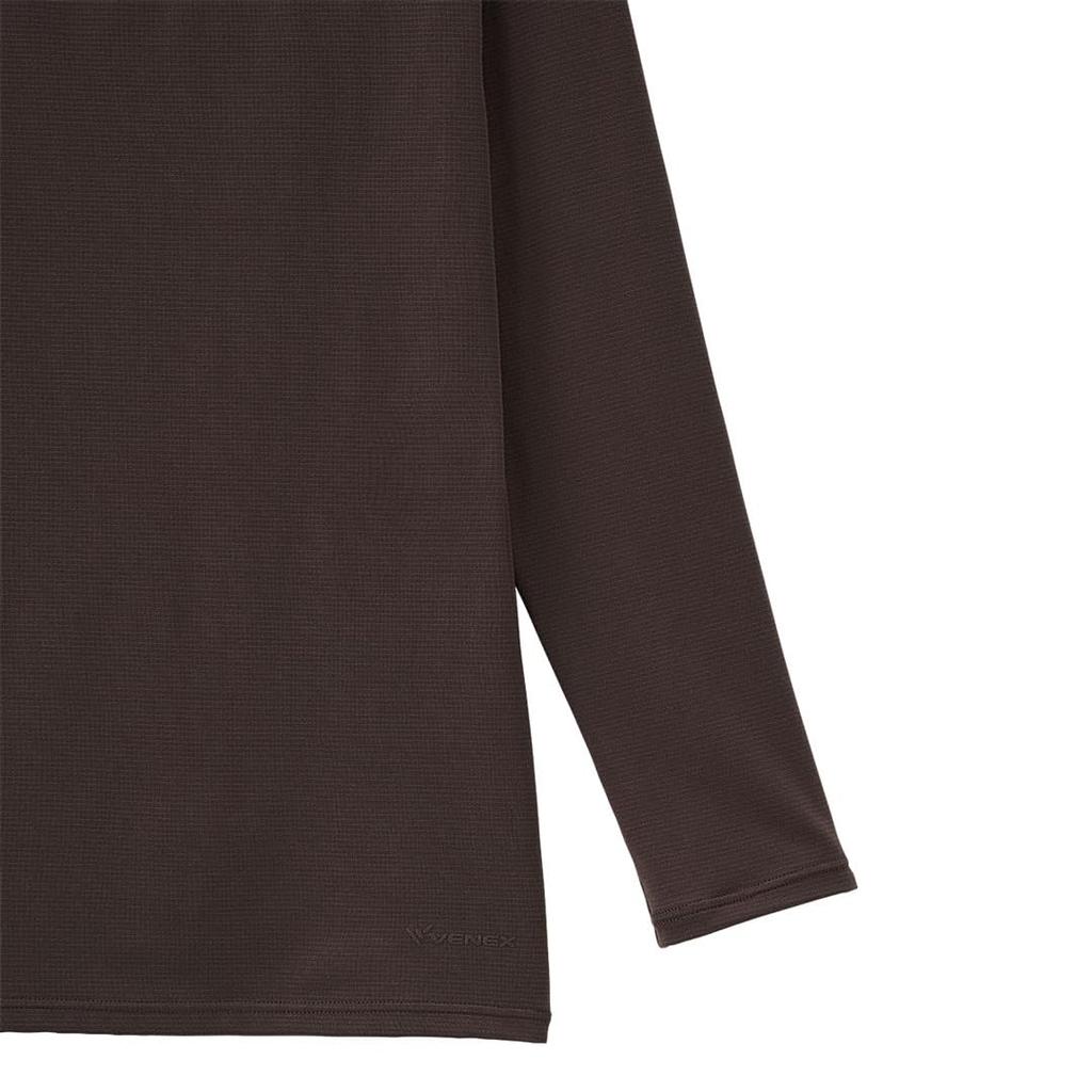 Venex Recovery Home Smoky Size M Women's Wear, U-Neck, 3/4 Sleeve, Innerwear, Pink,