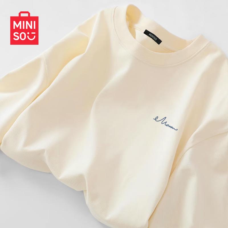 MINISO Women s Pure Cotton Long Sleeve T-Shirt M