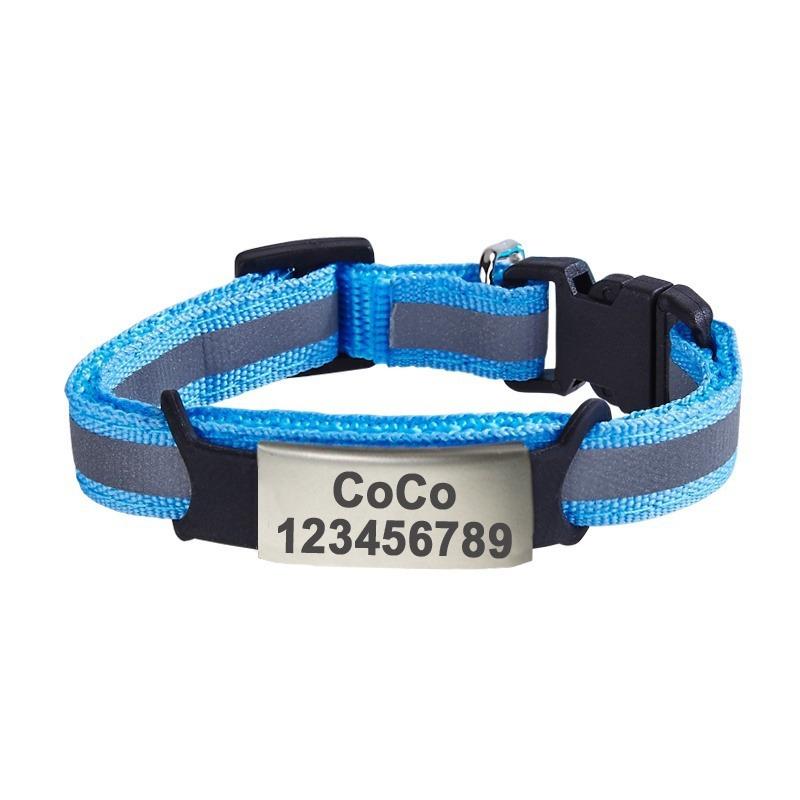 Individuell gravierte Hundemarke Katzentag Haustierhalsband Anhänger Anti-Verlust Haustier-ID-Tag Edelstahl Haustier-Namensschild mit Kontaktdaten des Besitzers