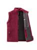European Multi-Pocket Fleece Vest - Thickened Velvet Vest for Douyin Live Stream 9818