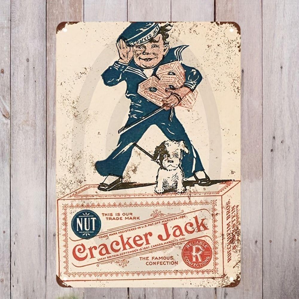 

Metal Wall Art Decor 20x30cm, Vintage Tin Sign, Retro Home Bar Man Cave Decoration