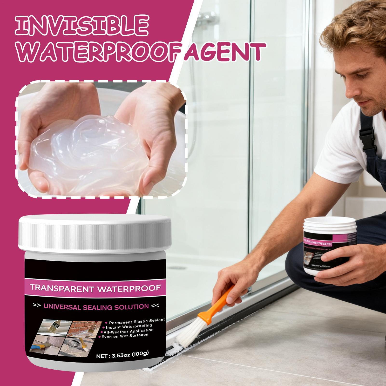 

Waterproof Coating 100g Invisible Repair Sealant Rainproof Repair Adhesive For Shower Toilet Bathroom Outdoor Kitchen Wall Tile CHINA