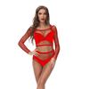 Hip skirt sexy underwear ripped mesh new sexy stockings