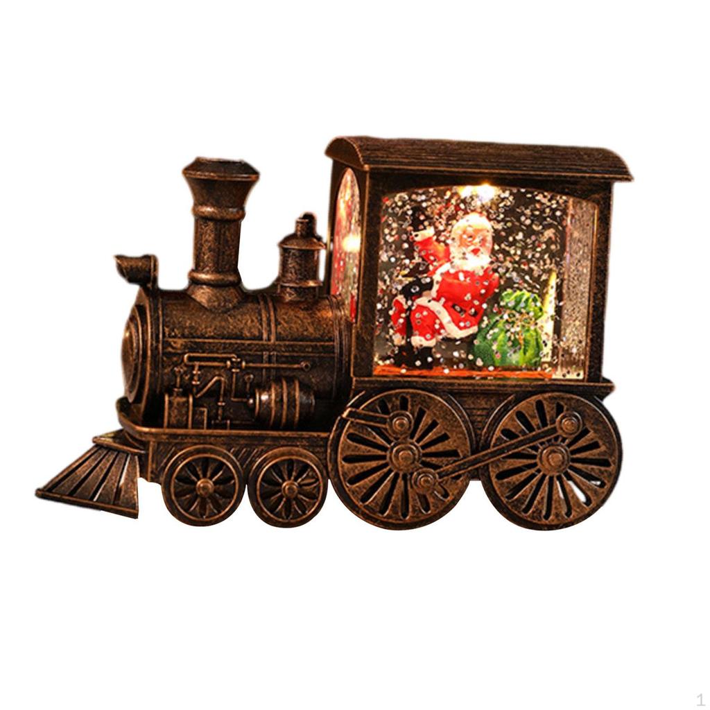 Weihnachtszug Laterne Feiertagsgeschenk LED Batteriebetrieben Wasserfunkelnd Nachtlicht für
