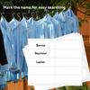 Personalized Iron On Name Labels No-Iron Fabric Labels for School, Daycare, Nursing Care, Toys, Pack of 50 (3/5" X 2")