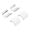 4pcs Conversion Shims Spacer 22mm 7/8Inch To 28mm 1-1/8Inch Handlebar Risers Clamp Shims Adapter Motorbike Metal Reducer