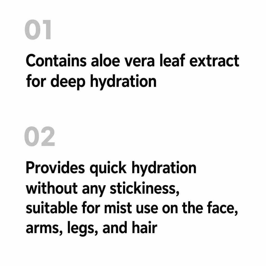 Welcos Shingmulwon Aloe Fresh Soothing Mist 155ml (3 Options) - DAISO
