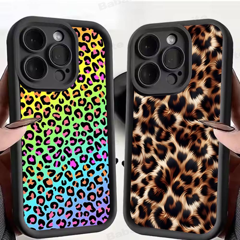 Classic Leopard Cheetah TPU Phone Cover For Iphone 17 16 15 14 13 12 11 Pro Max Plus Case Cover