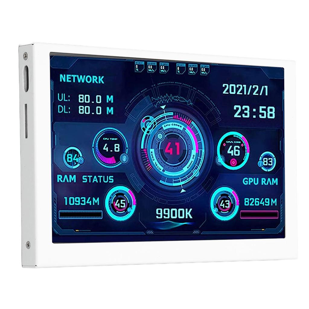 5in Computer Temp Monitor IPS USB Mini Screen PC Sensor Panel Display PC CPU GPU RAM Data Monitor