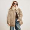 Chuyu Women's 2025 Winter 90% Down Teddy Fleece Barn Jacket