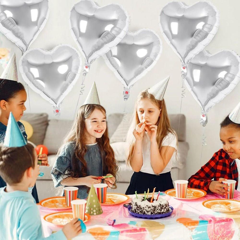 12Pcs 18 inch Heart Foil Balloons Wedding Engagement Party Decor Engagement Anniversary Party