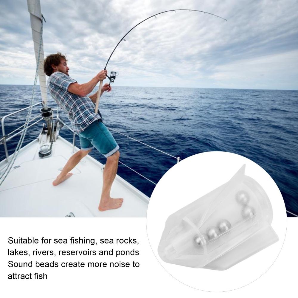 20PCS PVC Bait Weight Rattles Multifunctional Fishing Bait Rattles Fishing Lure Rattles  For Catfish