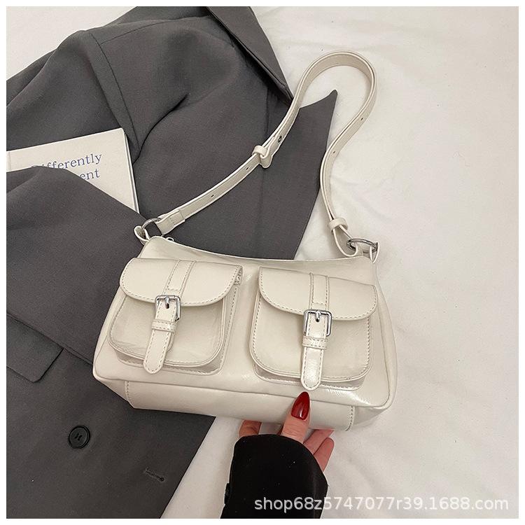 

2025 Spring New Motorcycle Style Multi-Pocket Tote Shoulder Bag Women s Bag Commuter Large Capacity Backpack Crossbody Bag