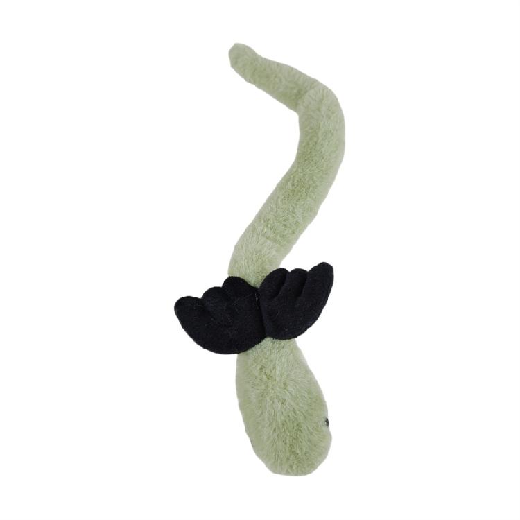 

2025 Snake Mascots Toy Stuffed Animal Toy Plush Toy New Year Stuffed Snake Figure Toy Mascots for Kids чорний