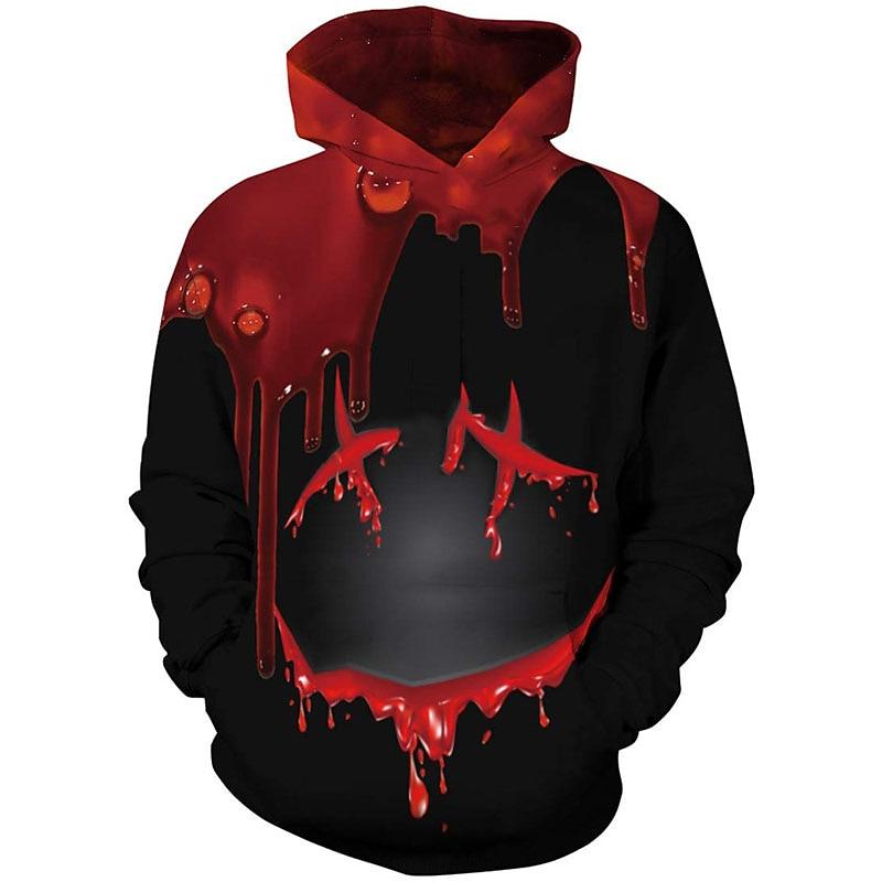 

Halloween Boys 3D Hoodie Long Sleeve 3D Print Spring Fall Active Sports Fashion Polyester Kids 3-13 Years Outdoor Daily Indoor Regular Fit 110cm