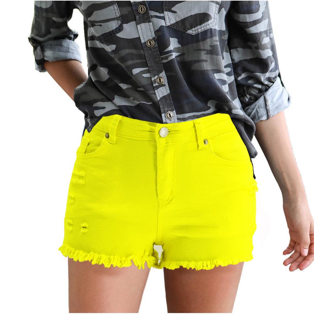 Buy Women Fashion Ripped Jean Shorts 