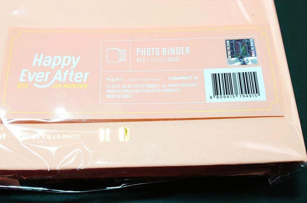 [USED] BTS Bangtan Boys Happy Ever After PHOTO BINDER