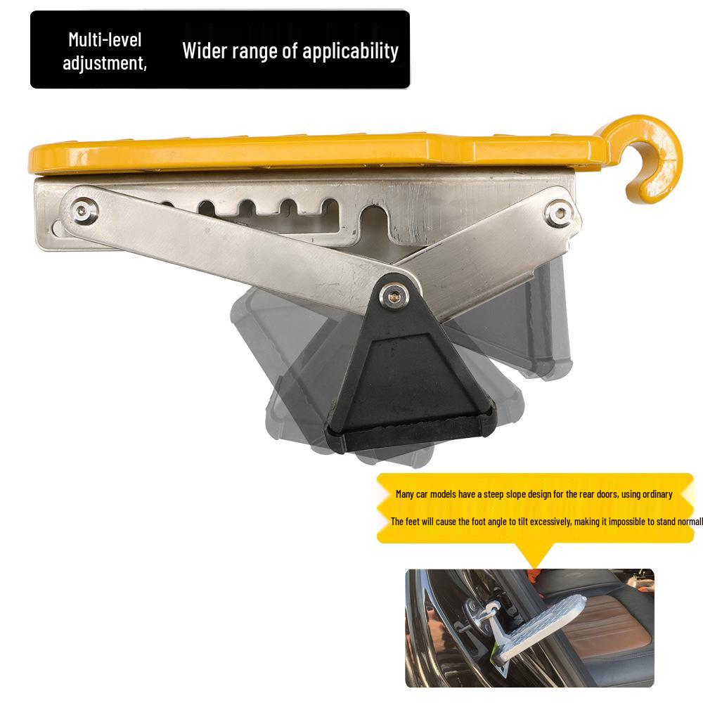 Universal Multifunctional Hook Pedal for Car Roof Access
