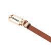 Girls Graceful Candy Color Adjustable Belt Dress Strap Faux Leather Belts Thin Skinny Waistband