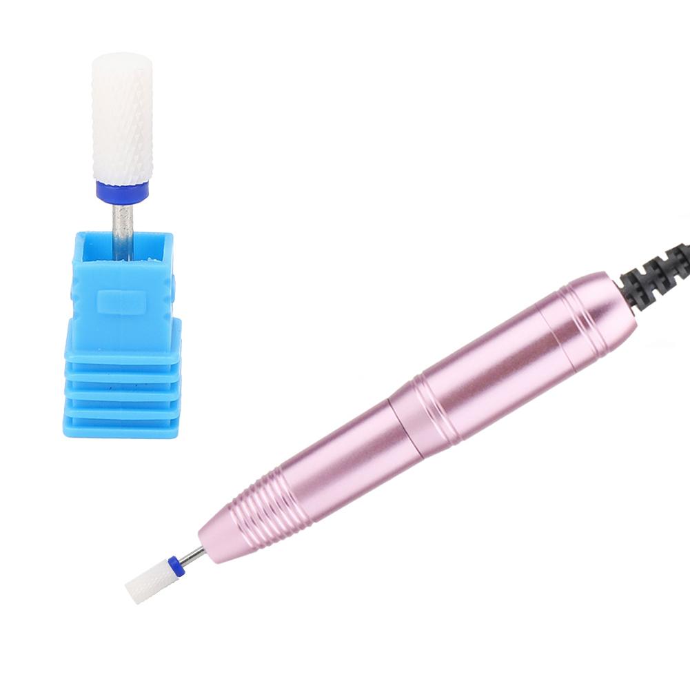 Grinding Head Cylindrical Flat Tip Shape Ceramic Electric Grind Machine AccessoriesMedium Grained M