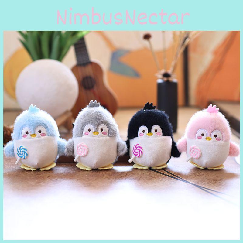 Cute Penguin Plush Doll With Pp Cotton Filling For Bag And Keyring Use