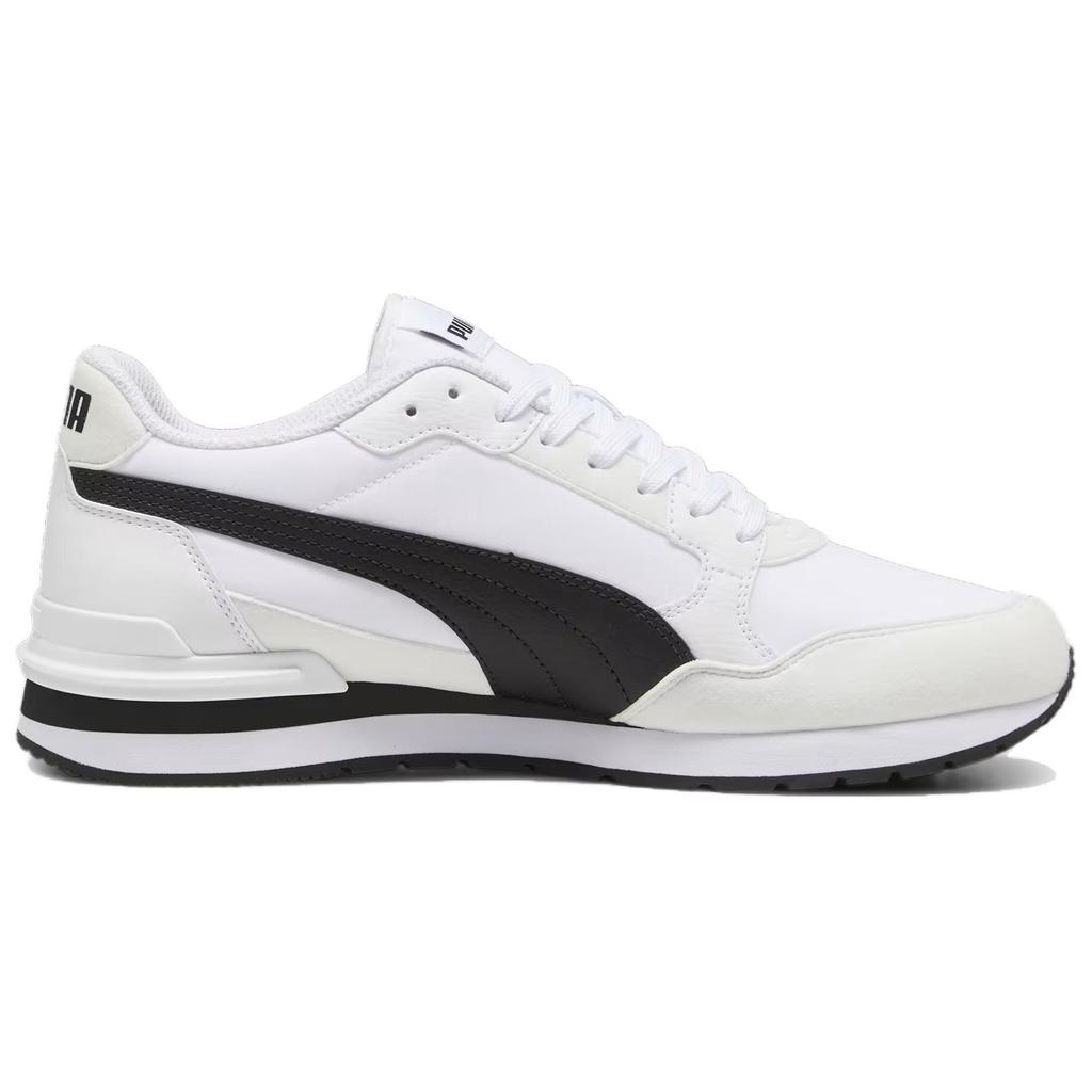 New PUMA St Runner Low Top Casual Shoes Unisex Black White 399069-02