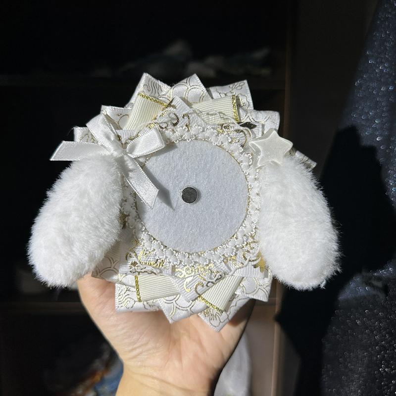 

1шт лай лоток милый ткань Ins ветер вторичные периферийные устройства оригинальный значок украшение нижний кронштейн щенок многоцветный