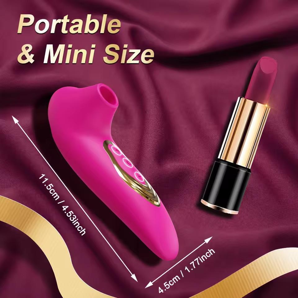 Sucking Vibrator Adult Sex Toys Adult Toys for Women Clitoral and Nipple Sucking Vibrators with Sucking and Vibrating Modes Women's Suction Vibrator