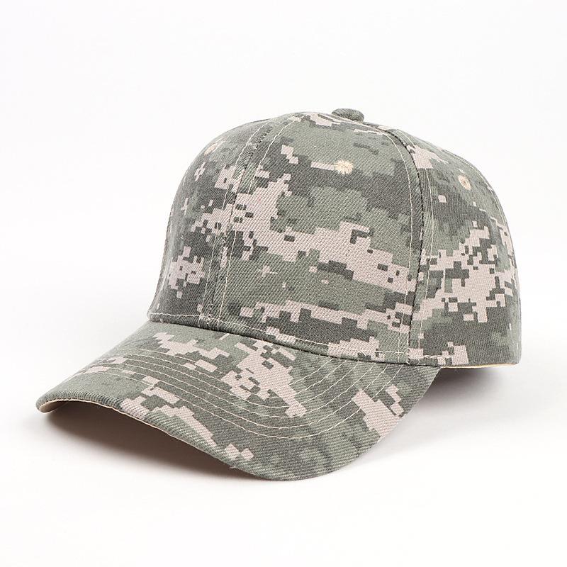 Baseball Cap Men's Sun Hat Fishing Baseball Cap Outdoor Camouflage Sun Hat Military Training Sports Team Building Middle Aged Hat